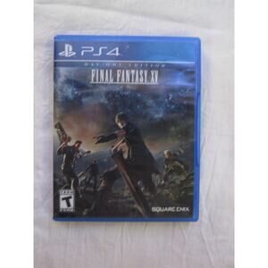 Sony PS4 Play Station Day One Edition Final Fantasy XV Game Case and Disc Teen